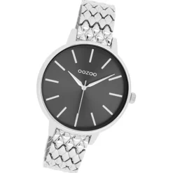 Oozoo Damen Armbanduhr OOZOO Timepieces Analog Edelstahl silber UOC11434