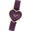 Oozoo Damen Armbanduhr OOZOO Timepieces Analog Lederband lila UOC11450