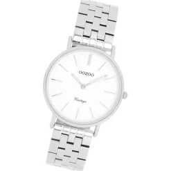 Oozoo Damen Armbanduhr OOZOO Vintage Analog Metallband silber UOC20405