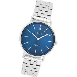 Oozoo Damen Armbanduhr OOZOO Vintage Analog Metallband silber UOC20406