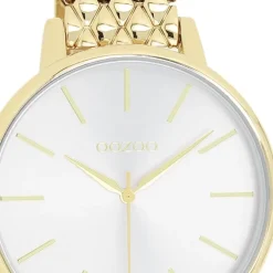 Oozoo Damen Armbanduhr OOZOO Timepieces Analog Edelstahl gold UOC11433