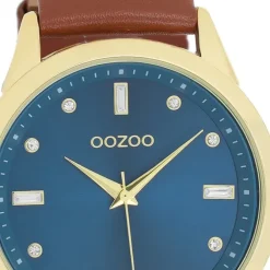 Oozoo Damen Armbanduhr OOZOO Timepieces Analog Leder braun UOC11438