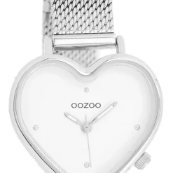 Oozoo Damen Armbanduhr OOZOO Timepieces Analog Metall silber UOC11413