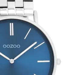 Oozoo Damen Armbanduhr OOZOO Vintage Analog Metallband silber UOC20401