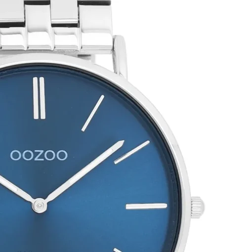 Oozoo Damen Armbanduhr OOZOO Vintage Analog Metallband silber UOC20401