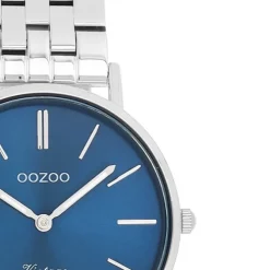 Oozoo Damen Armbanduhr OOZOO Vintage Analog Metallband silber UOC20406