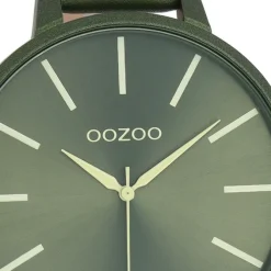 Oozoo Damen Armbanduhr OOZOO Timepieces Analog Leder grün UOC11441