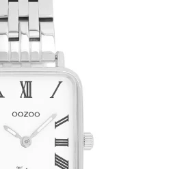 Oozoo Damen Armbanduhr OOZOO Vintage Analog Metallband silber UOC20410