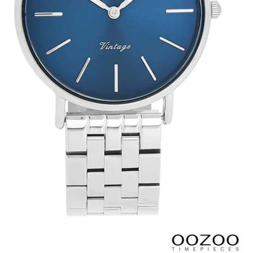 Oozoo Damen Armbanduhr OOZOO Vintage Analog Metallband silber UOC20406