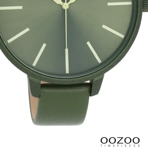 Oozoo Damen Armbanduhr OOZOO Timepieces Analog Leder grün UOC11441