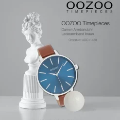 Oozoo Damen Armbanduhr OOZOO Timepieces Analog Leder braun UOC11439