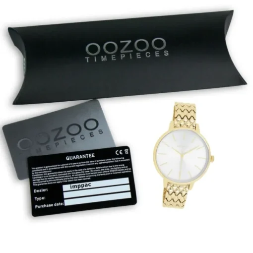 Oozoo Damen Armbanduhr OOZOO Timepieces Analog Edelstahl gold UOC11433