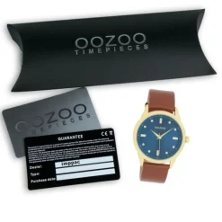 Oozoo Damen Armbanduhr OOZOO Timepieces Analog Leder braun UOC11438