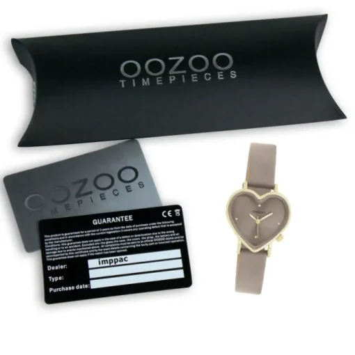 Oozoo Damen Armbanduhr OOZOO Timepieces Analog Lederband braun UOC11451