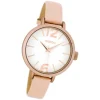 Oozoo Damen Armbanduhr rosa Timepieces Quarz C8407 Lederarmband rosa UOC8407