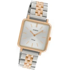 Oozoo Damen Armbanduhr Slim C9954 Quarz Edelstahl silber rose UOC9954