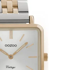 Oozoo Damen Armbanduhr Slim C9954 Quarz Edelstahl silber rose UOC9954