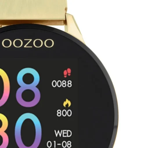 Oozoo Damen Armbanduhr Smartwatches Multifunktion Metall gold UOQ00121