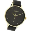 Oozoo Damen Armbanduhr Timepieces C11039 Analog Leder schwarz UOC11039