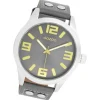 Oozoo Damen Armbanduhr Timepieces Analog Leder grau UOC1087A