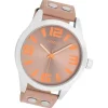 Oozoo Damen Armbanduhr Timepieces Analog Leder rosa UOC1088A