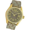 Oozoo Damen Armbanduhr Timepieces Analog Leder grau hellbraun UOC10272
