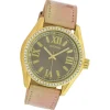 Oozoo Damen Armbanduhr Timepieces Analog Leder rosegold UOC10273