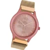 Oozoo Damen Armbanduhr Timepieces Analog Metall rosegold UOC10687