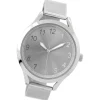 Oozoo Damen Armbanduhr Timepieces Analog Metall silber UOC9115A