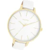 Oozoo Damen Armbanduhr Timepieces Analog Leder weiß UOC11346