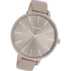 Oozoo Damen Armbanduhr Timepieces Analog Leder taupe braun UOC11347