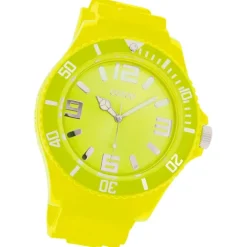 Oozoo Damen Armbanduhr Timepieces Analog Silikon gelb UOC4332A