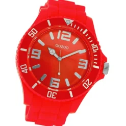 Oozoo Damen Armbanduhr Timepieces Analog Silikon pink UOC4334A