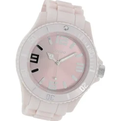 Oozoo Damen Armbanduhr Timepieces Analog Silikon rosa UOC4345A
