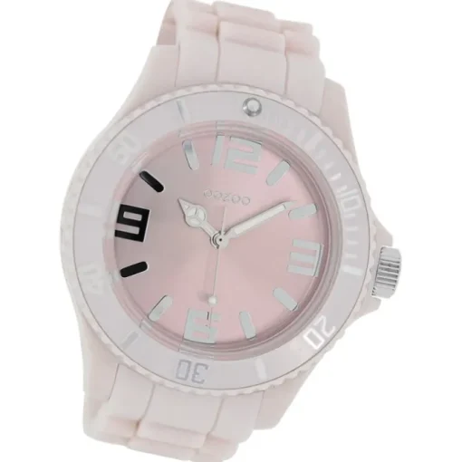 Oozoo Damen Armbanduhr Timepieces Analog Silikon rosa UOC4345A