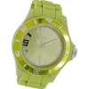 Oozoo Damen Armbanduhr Timepieces Analog Silikon grün UOC4349A