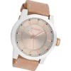 Oozoo Damen Armbanduhr Timepieces Analog Leder rosa UOC6117A