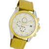 Oozoo Damen Armbanduhr Timepieces Analog Leder gelb UOC6196A