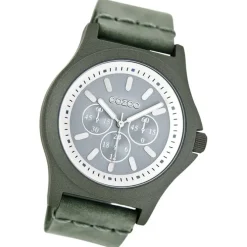 Oozoo Damen Armbanduhr Timepieces Analog Leder grau UOC6513A