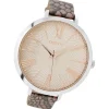Oozoo Damen Armbanduhr Timepieces Analog Leder beige UOC9172A