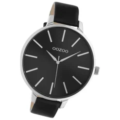 Oozoo Damen Armbanduhr Timepieces C10714 Analog Leder schwarz UOC10714