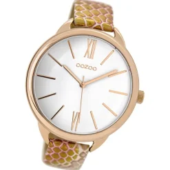 Oozoo Damen Armbanduhr Timepieces Analog Leder gold UOC9510A
