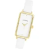 Oozoo Damen Armbanduhr Timepieces Analog Lederband weiß UOC11530