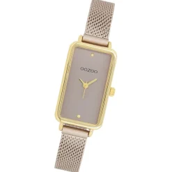 Oozoo Damen Armbanduhr Timepieces Analog Metallband taupe braun UOC11534