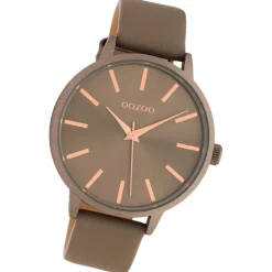 Oozoo Damen Armbanduhr Timepieces C10612 Analog Leder braun taupe UOC10612