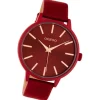 Oozoo Damen Armbanduhr Timepieces C10618 Analog Leder rot UOC10618