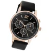 Oozoo Damen Armbanduhr Timepieces C10814 Analog Leder schwarz UOC10814