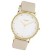 Oozoo Damen Armbanduhr Timepieces Analog Leder hellbraun UOC10416