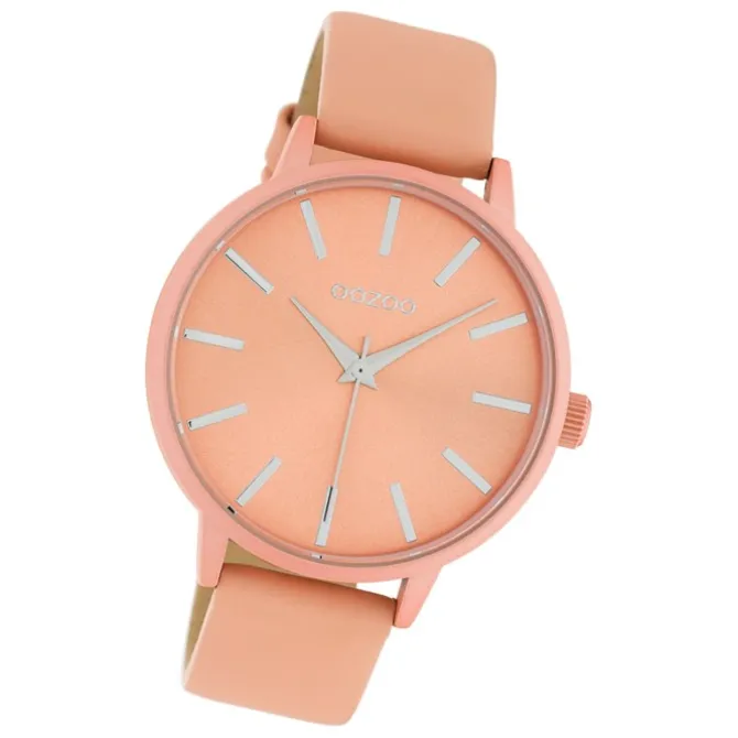 Oozoo Damen Armbanduhr Timepieces C10617 Analog Leder pink UOC10617