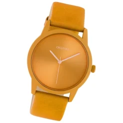 Oozoo Damen Armbanduhr Timepieces C10948 Analog Leder gelb UOC10948